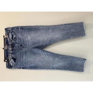 Torrid High-Rise Straight Jeans Raw Hem, Women's 14